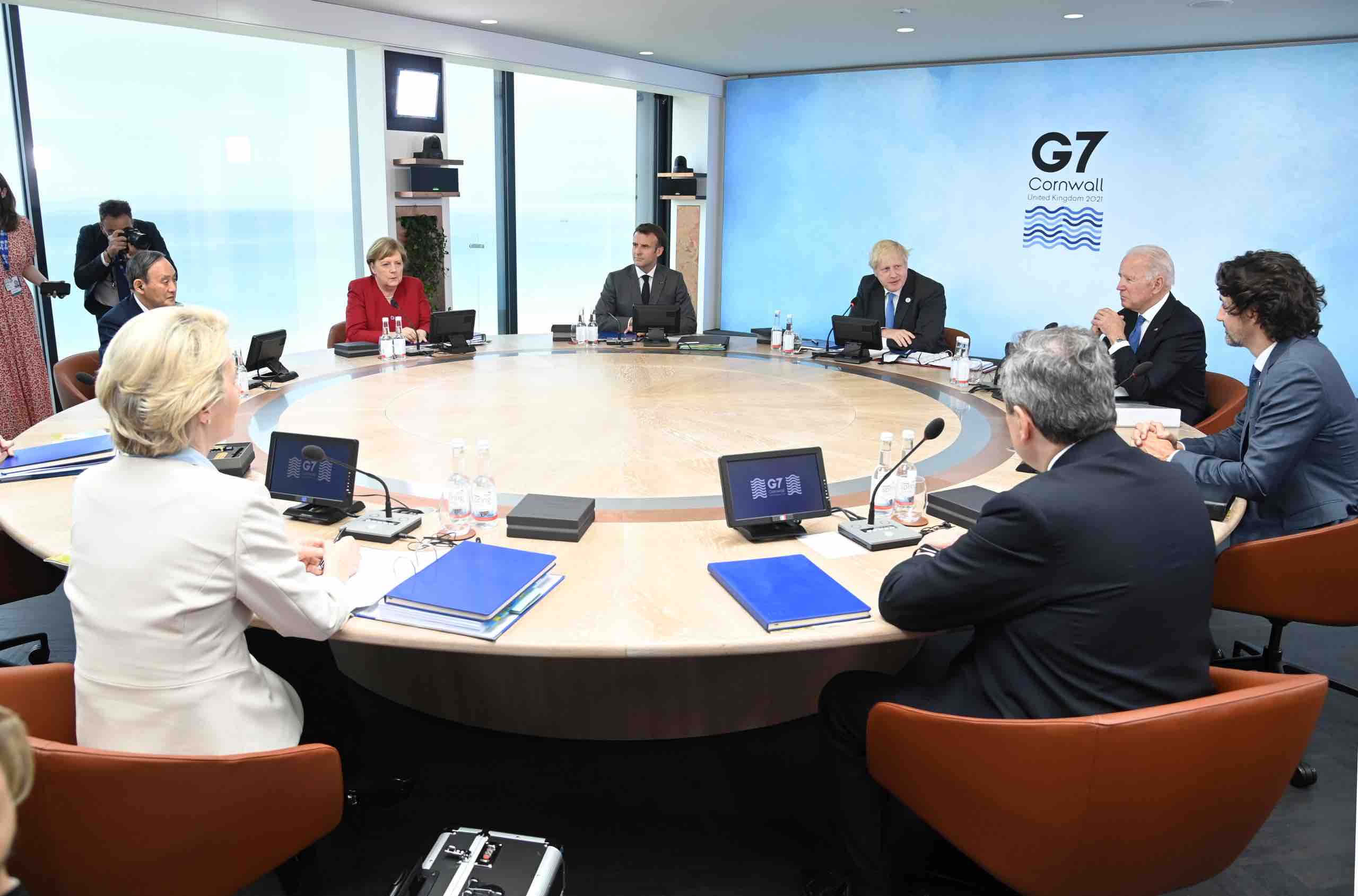 世界七大國G7峰會提出B3W倡議抗衡中國（圖翻攝自G7峰會網站）