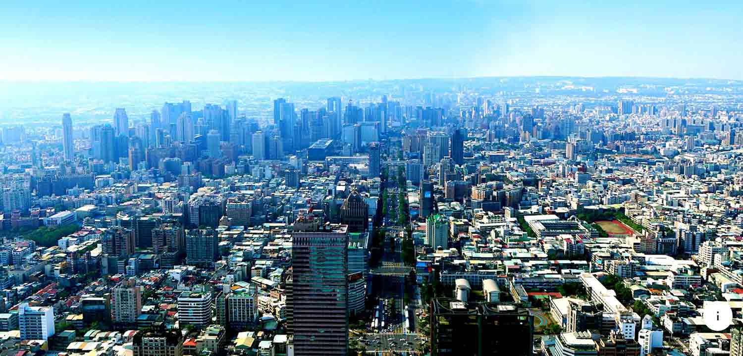 台中市台灣大道空拍圖（圖翻攝自維基百科）