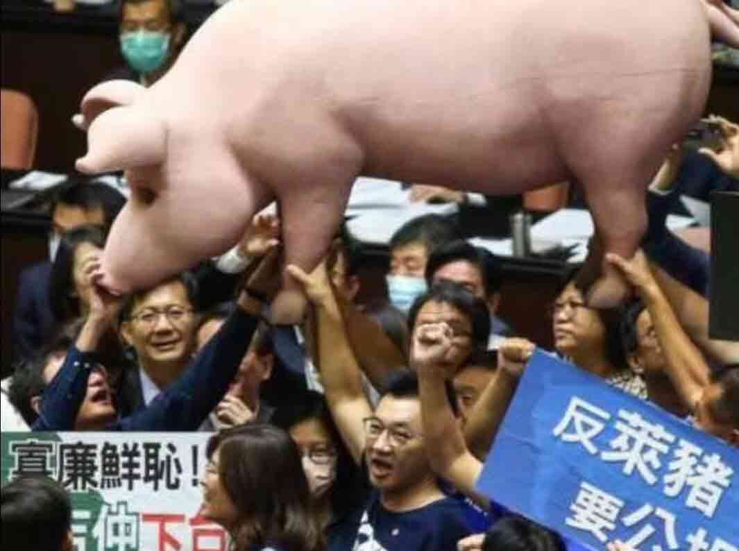 國民黨立法院反對萊豬進口