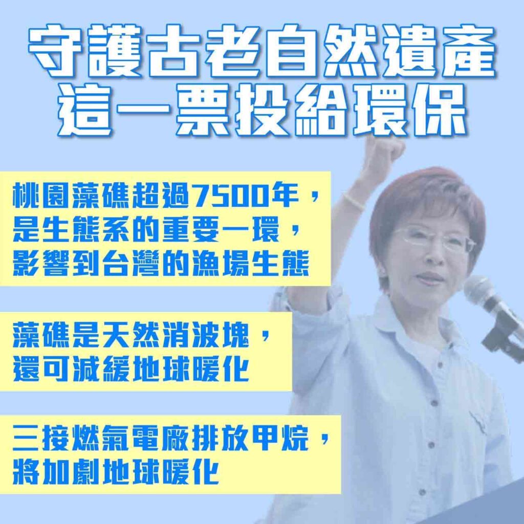 洪秀柱：藻礁之所以珍貴，是因為它生長速度非常緩慢，20年還長不到一公分，上面的孔洞可供生物棲息，是生態系很重要的一環。