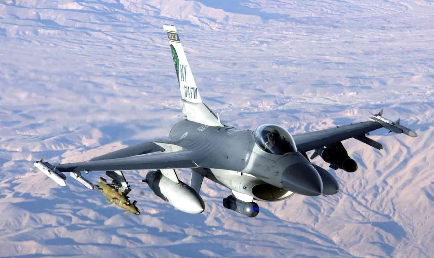 F-16 Fighting Falcon 「戰隼」（圖翻攝自維基百科）