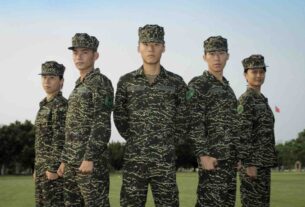 中華民國海軍迷彩服（圖翻攝自中華民國海軍）