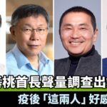 20220526北北基桃首長聲量調查出爐！疫後「這兩人」好感度領先