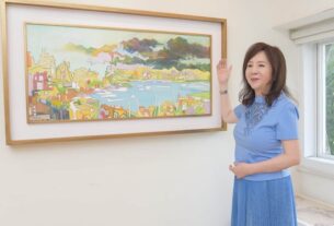 台灣畫界難得50餘年 創作不停歇的鐵薔薇侯翠杏