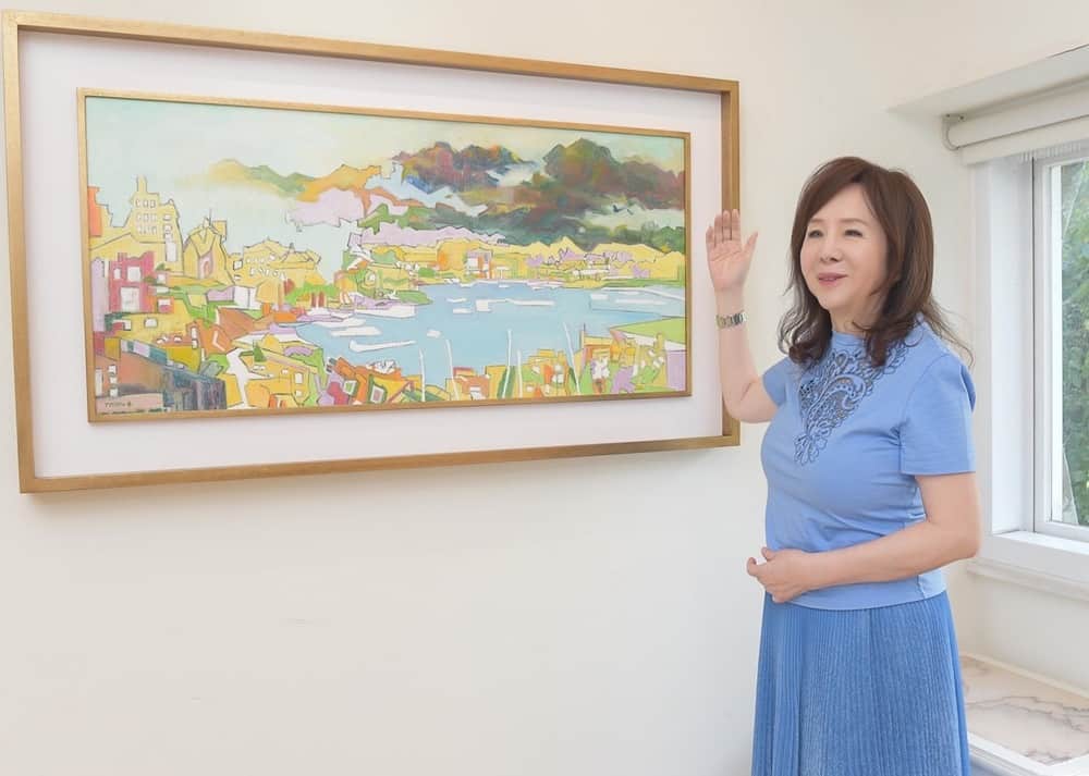 台灣畫界難得50餘年 創作不停歇的鐵薔薇侯翠杏