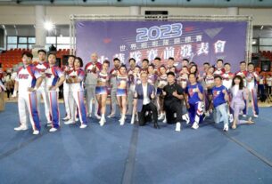 2023世界錦標賽前壯聲勢，為中華競技啦啦隊加油！